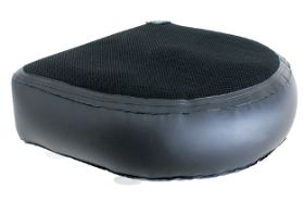 Suitable for all spas and hot tubs. *Comfortable and attractive design. *Firmness and size can be adjusted by amount of water used. *Heavy-duty heat resistant material. *Easily filled using standard hose nozzle *Suction cups prevent seat from floating or moving. Booster Seat Dimensions: 14.8"L x 3.8"H x 14.2"W