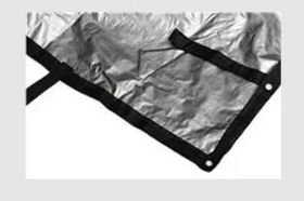 Midwest Silverado 16' x 32' Oval Above Ground Winter Pool Cover, 4' Overlap, Silver, 12 Year Warranty