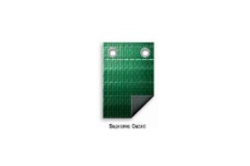 24' RD CLASSIC SOLID 3' OVERLAP ABG WINTER GREEN 27' COVER SIZE W/ GROMMETS / CABLE/ TURNBUCKLE 10 YEAR WARRANTY